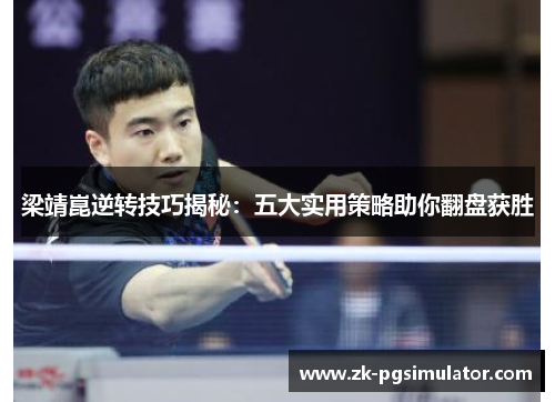 梁靖崑逆转技巧揭秘:五大实用策略助你翻盘获胜 梁靖崑逆转技巧揭秘:五大实用策略助你翻盘获胜