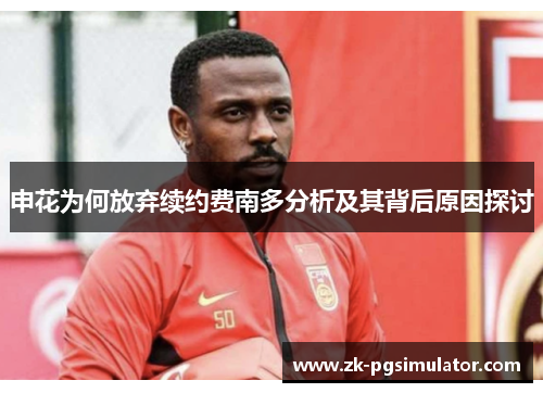 申花为何放弃续约费南多分析及其背后原因探讨 申花为何放弃续约费南多分析及其背后原因探讨