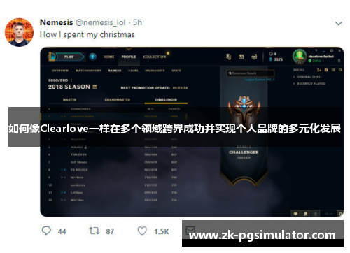 如何像Clearlove一样在多个领域跨界成功并实现个人品牌的多元化发展